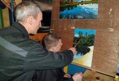 В рязанской колонии создана художественная студия